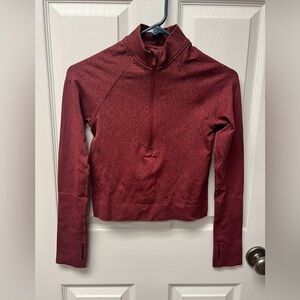 Lululemon Rest Less Cropped Half Zip - Sz 2